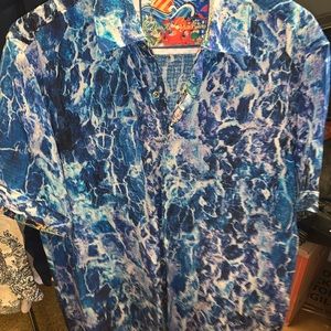 Robert Graham men’s short sleeved shirt XL